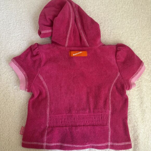 Dora the Explorer-Universal Studios-toddler Girl-Swim CoverUp-pink-pockets-3t/4t - Picture 5 of 11